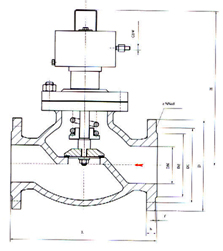 QDQ421F氣動(dòng)緊急切斷閥結(jié)構(gòu)圖 QDQ421F氣動(dòng)緊急切斷閥結(jié)構(gòu)圖