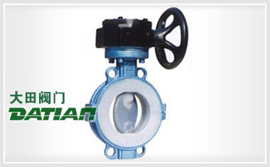 D371(半襯)、D371Fs(全襯)蝸輪對(duì)夾襯氟塑料蝶閥