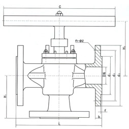 T型三通卡套旋塞閥結(jié)構(gòu)示意圖 T型三通卡套旋塞閥結(jié)構(gòu)示意圖